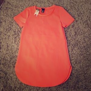 Bright Pink T-Shirt Dress